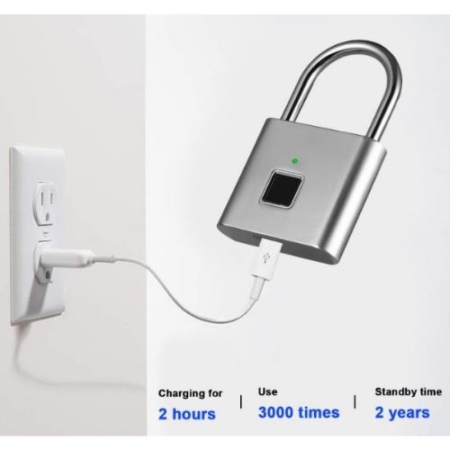 Protect your property with the secure and fast Fingerprint Padlock