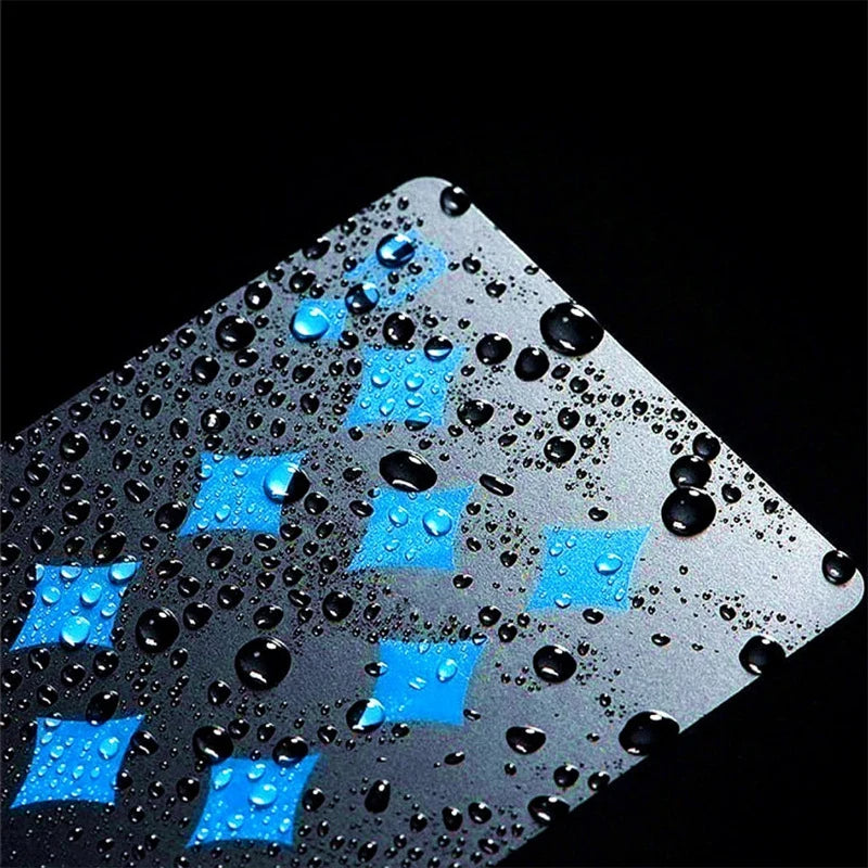 Black & Blue Playing Cards β Waterproof, Durable Poker Set