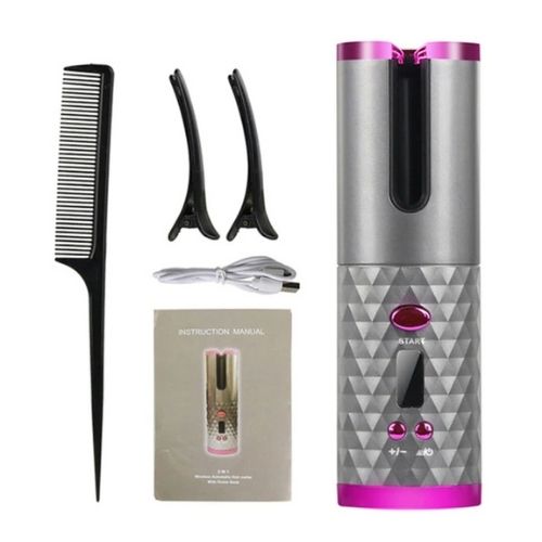 Cordless Hair Curler creating smooth curls effortlessly