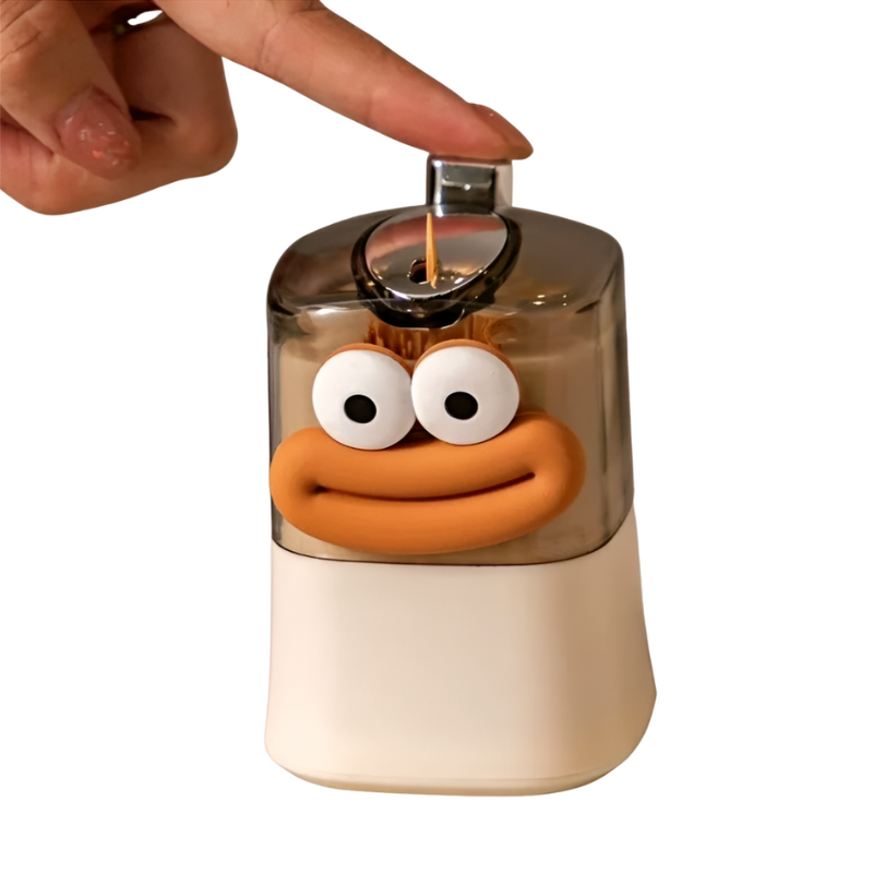 Creative Toothpick Holder & Dispenser with Automatic Pop-Up