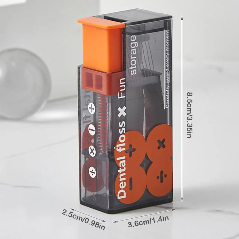 Keep your floss organized with this portable, compact dispenser