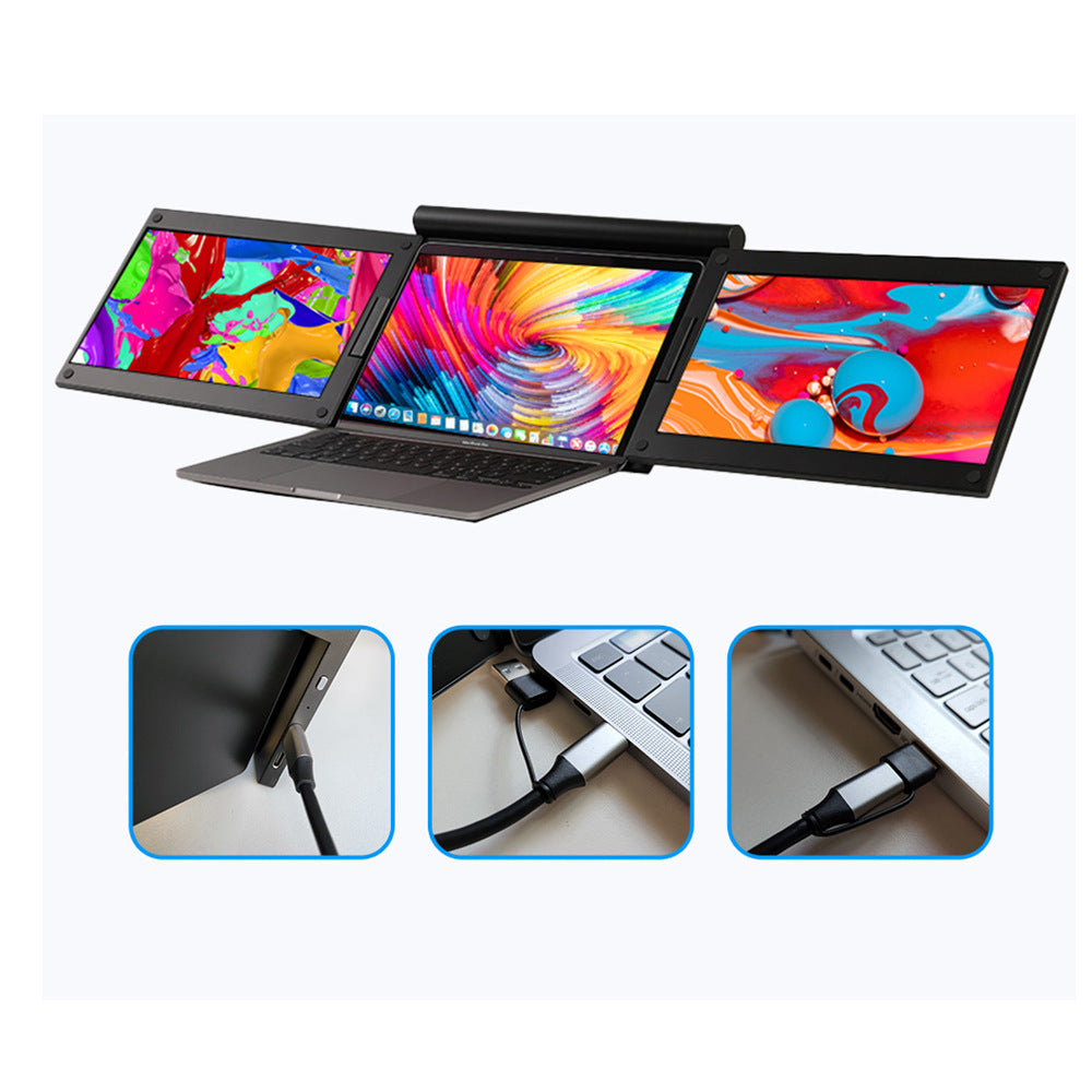 Portable Laptop Dual Screen Monitor for Enhanced Productivity