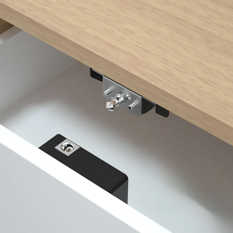 Invisible RFID lock for cabinets and drawers