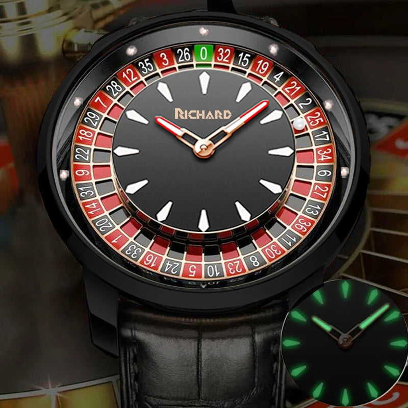 Roulette Watch for Men – Functional Roulette Dial and NH35 Movement
