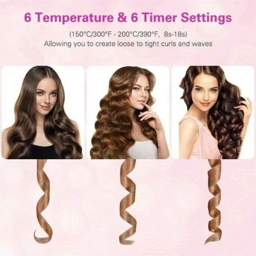 Quick and easy cordless hair curler for flawless curls