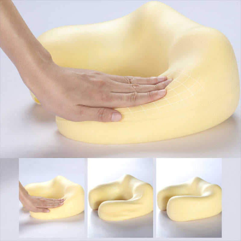 Comfortable U shaped pillow for neck and shoulder relief