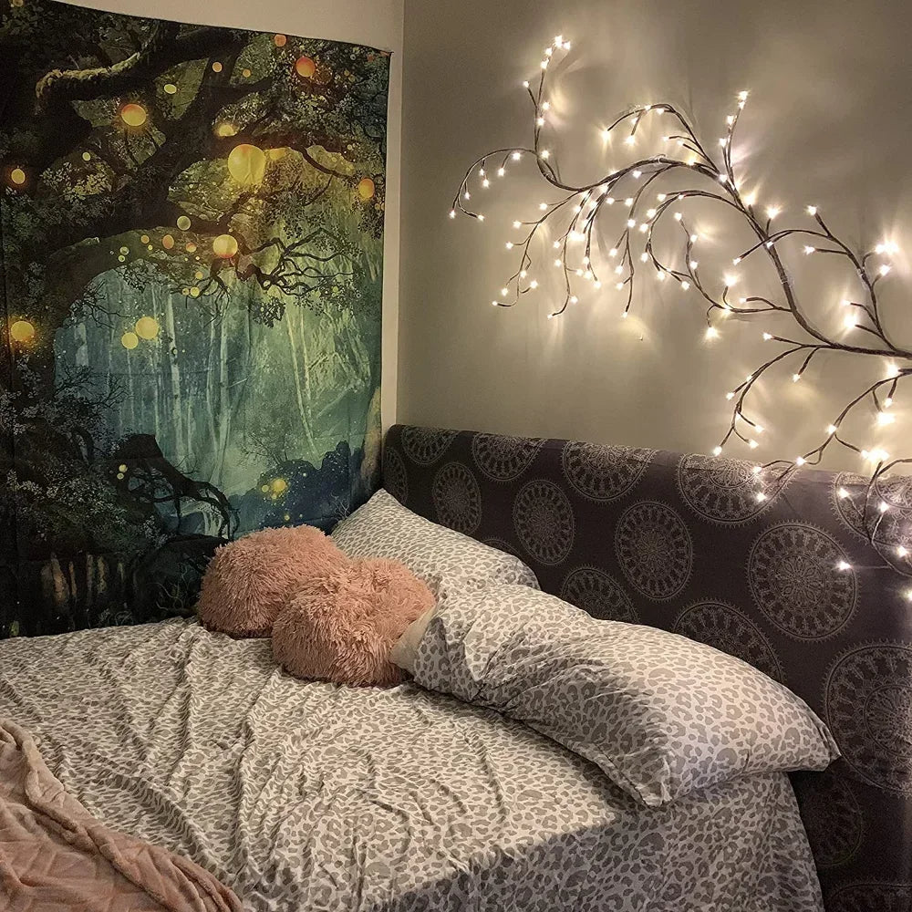 Tree Branch Wall Lights with energy-efficient LEDs