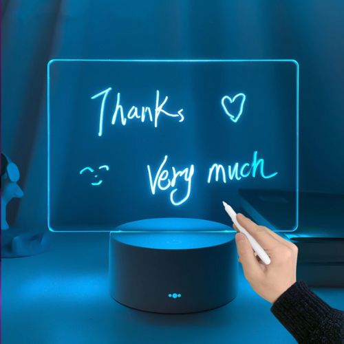 Colorful Rewritable Night Light with 7 color options