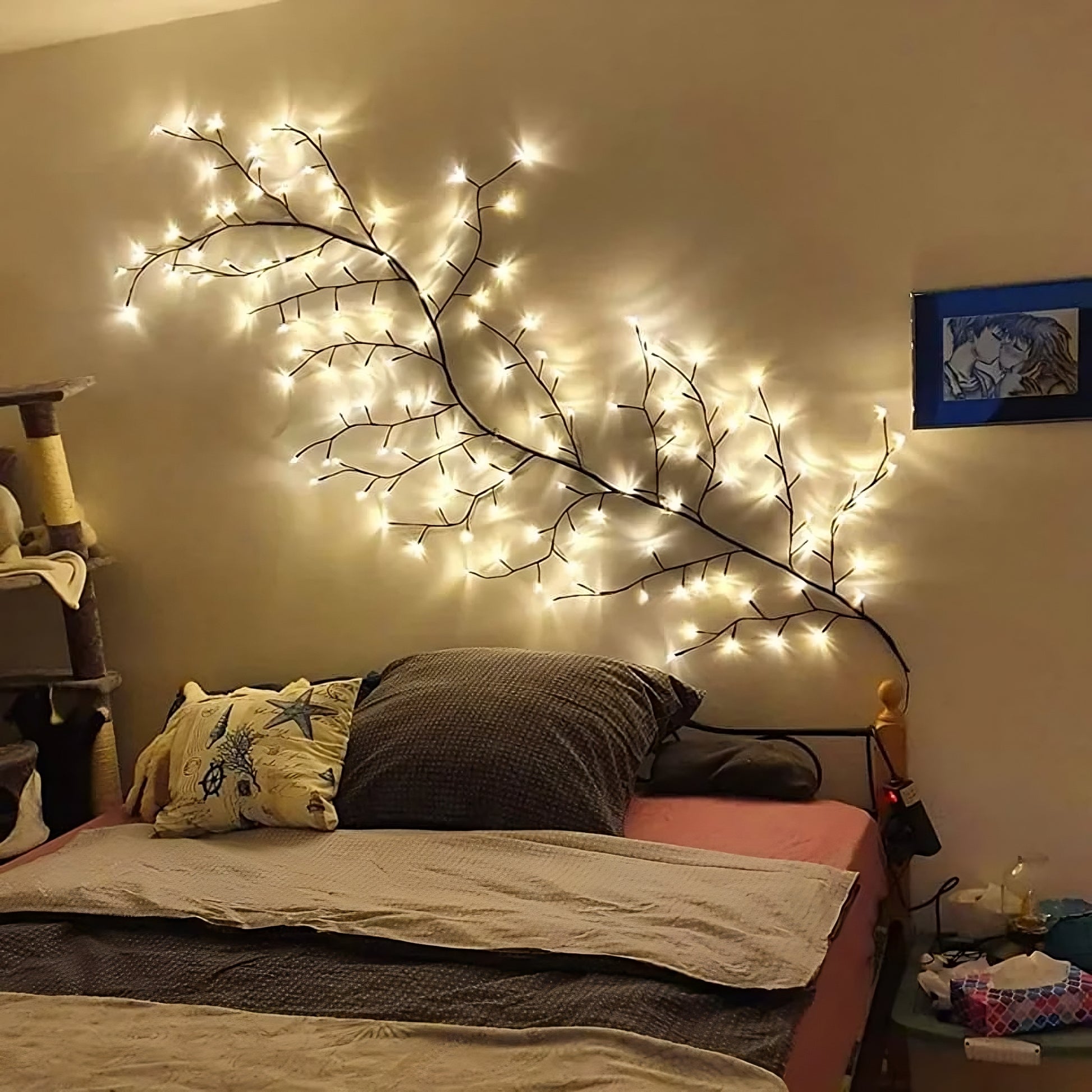 Tree Branch Wall Lights with 180 warm LEDs