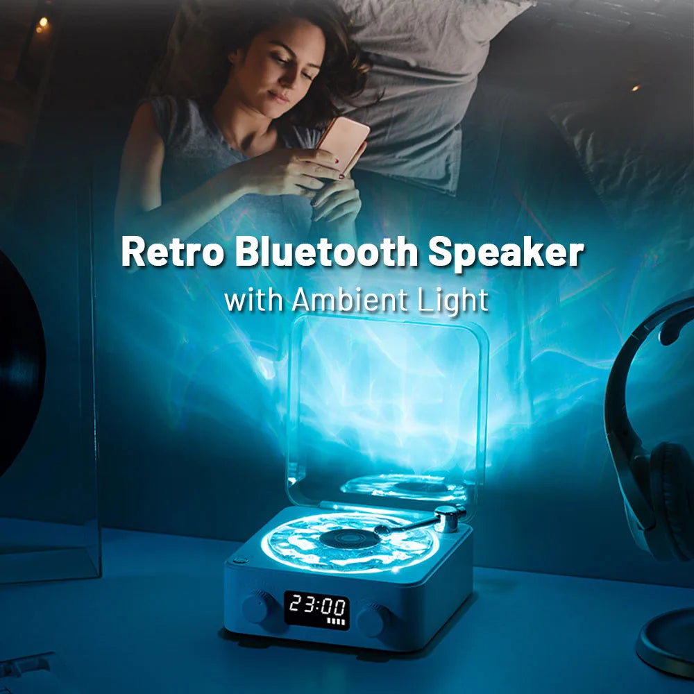 Retro Bluetooth Vinyl Player for a nostalgic music experience.